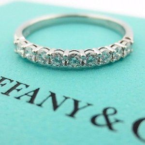 PLATINUM .27 DIAMOND 2.2MM SHARED ETERNITY WEDDING